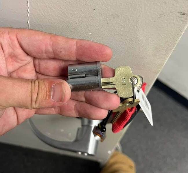 Ignition cylinder and new car keys made in College Station